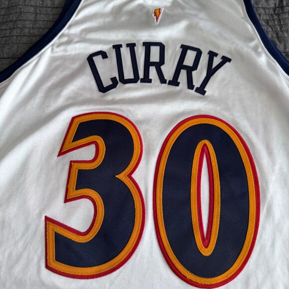 Authentic Mitchell & Ness NBA Golden State Warriors Steph Curry 09 Jersey Sz 2XL - Picture 3 of 14